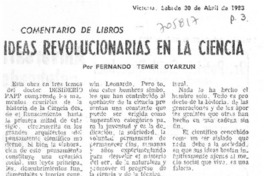 Ideas revolucionarias en la ciencia