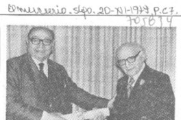 Dr. Desiderio Papp miembro honorario de Academia de Medicina.