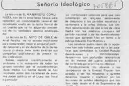 Señorío ideológico