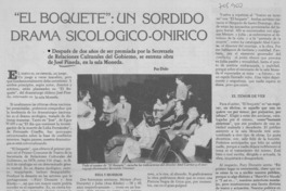 "El boquete": un sórdido drama sicológico-onírico