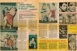 "Cabaret Bijoux es como mi caballo de batalla"