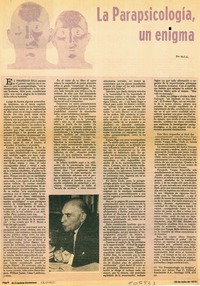 La parapsicología, un enigma