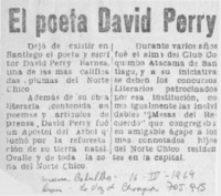 El Poeta David Perry.
