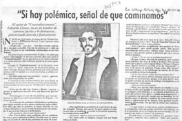 Si hay polémica, señal de que caminamos" : [entrevista]
