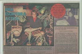 Una escritora actual