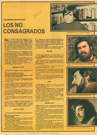 Los no consagrados.