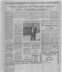 Cómo nacieron la "extrema izquierda" y la... "extrema pobreza" : [entrevistas]