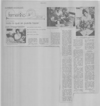 Todo lo que se puede hacer con imaginación