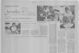 Todo lo que se puede hacer con imaginación