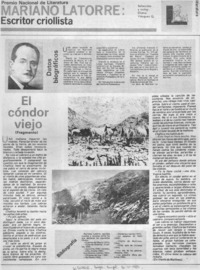 Mariano Latorre: escritor criollista