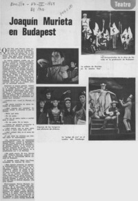 Joaquín Murieta en Budapest.