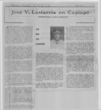 José V. Lastarria en Copiapó