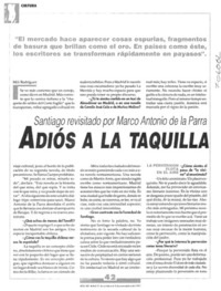 Adiós a la taquilla [entrevista]