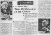 Ideas revolucionarias en las ciencias