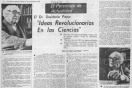 Ideas revolucionarias en las ciencias