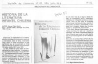 Historia de la literatura infantil chilena