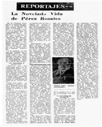 La Novelada vida de Pérez Rosales.