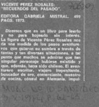 Recuerdos del pasado