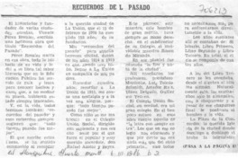 Recuerdos del pasado