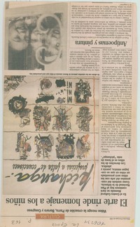 El arte rinde homenaje a los niños.