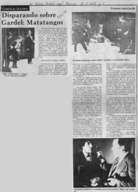 Disparando sobre Gardel: Matatangos.