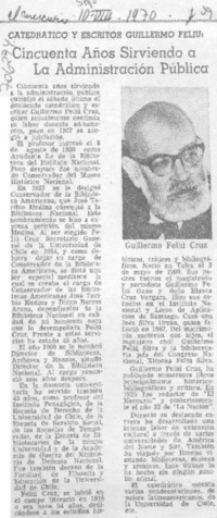 Cincuenta años sirviendo a la administración pública.