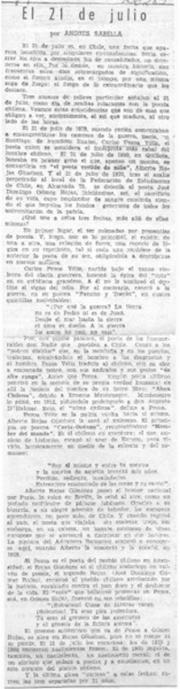 El 21 de julio
