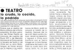 Lo crudo, lo cocido, lo podrido.