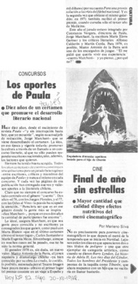 Los aportes de Paula.