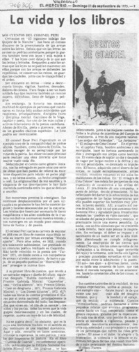 Los Cuentos del coronel Peri.