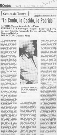 Lo crudo, lo cocido, lo podrido"