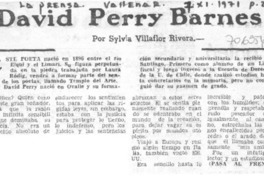 David Perry Barnes