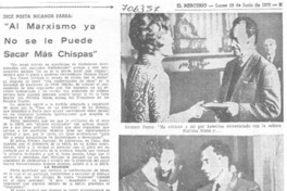 Al marxismo ya no se le puede sacar más chispas".