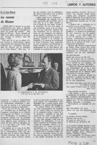 Las razones de Nicanor.