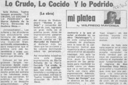 Lo crudo, lo cocido y lo podrido