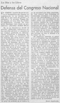 Defensa del Congreso Nacional