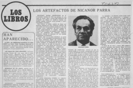 Los artefactos de Nicanor Parra