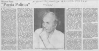 Poesía política"