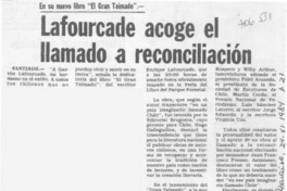 Lafourcade acoge el llamado a reconciliación.