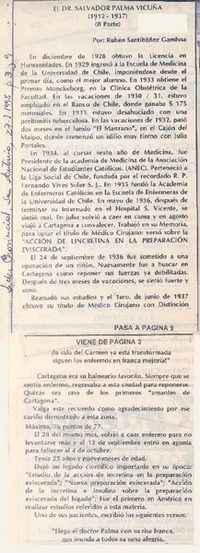 El Dr. Salvador Palma Vicuña