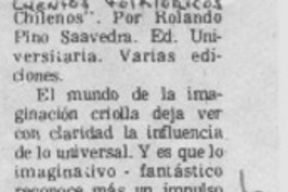 Cuentos folklóricos chilenos