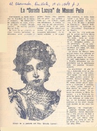 La "Dorada locura" de Manuel Peña.