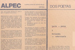 Lucía Pena y Fernando Valenzuela