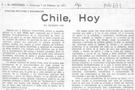 Chile, hoy