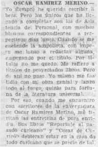 Oscar Ramírez Merino