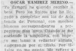 Oscar Ramírez Merino