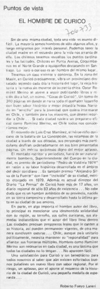 El hombre de Curicó