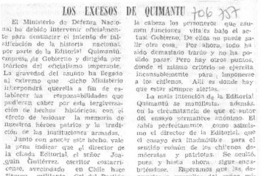 Los excesos de Quimantú.