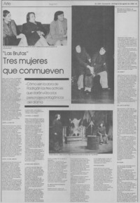 Tres mujeres que conmueven