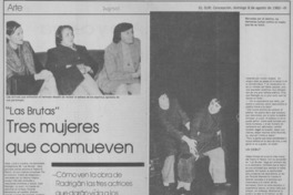 Tres mujeres que conmueven